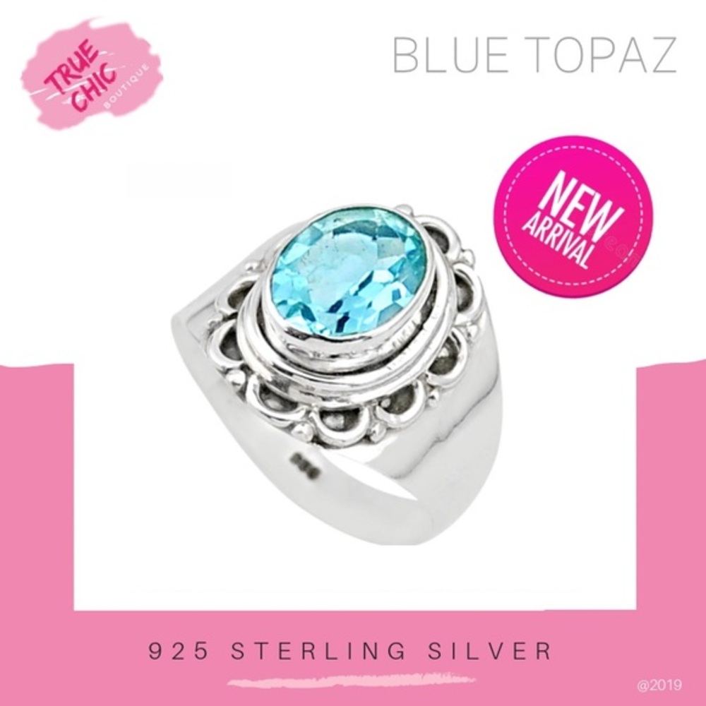 Blue Topaz Ring